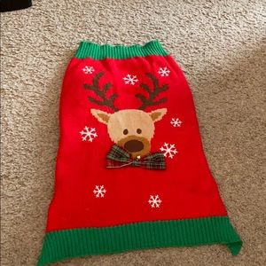 Christmas dog sweater